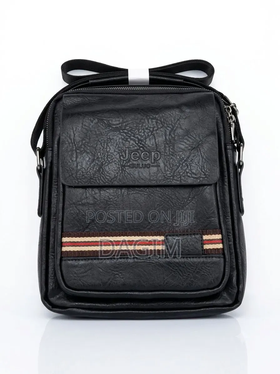 Jeep Leather Shoulder Bag