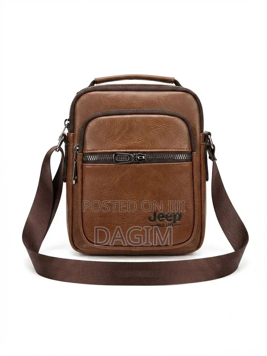 Jeep Leather Shoulder Bag