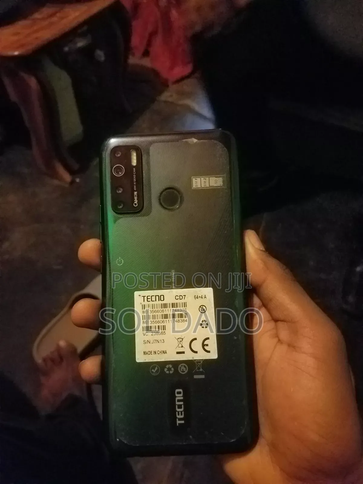 Tecno Camon 15 64 GB Black