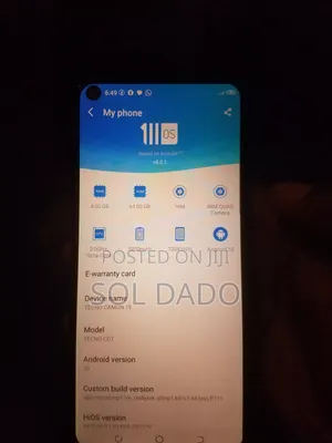 Tecno Camon 15 64 GB Black