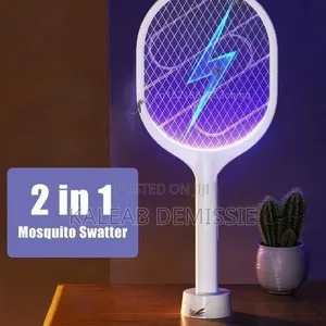 2-in-1handheld Electric Zapper and Stationary Bug Trap Using UV Light