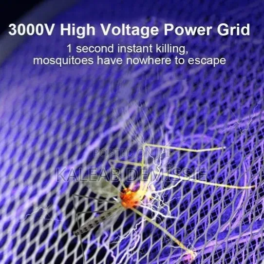 2-in-1handheld Electric Zapper and Stationary Bug Trap Using UV Light
