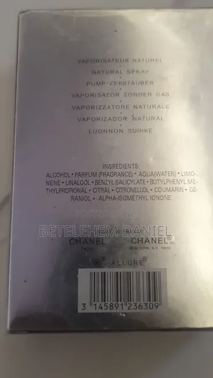 Chanel Allure Perfume