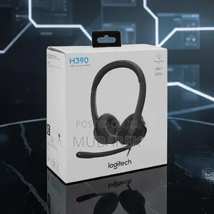 H390 USB Computer Headset by Logitech, Noise-Cancelling Microphone
