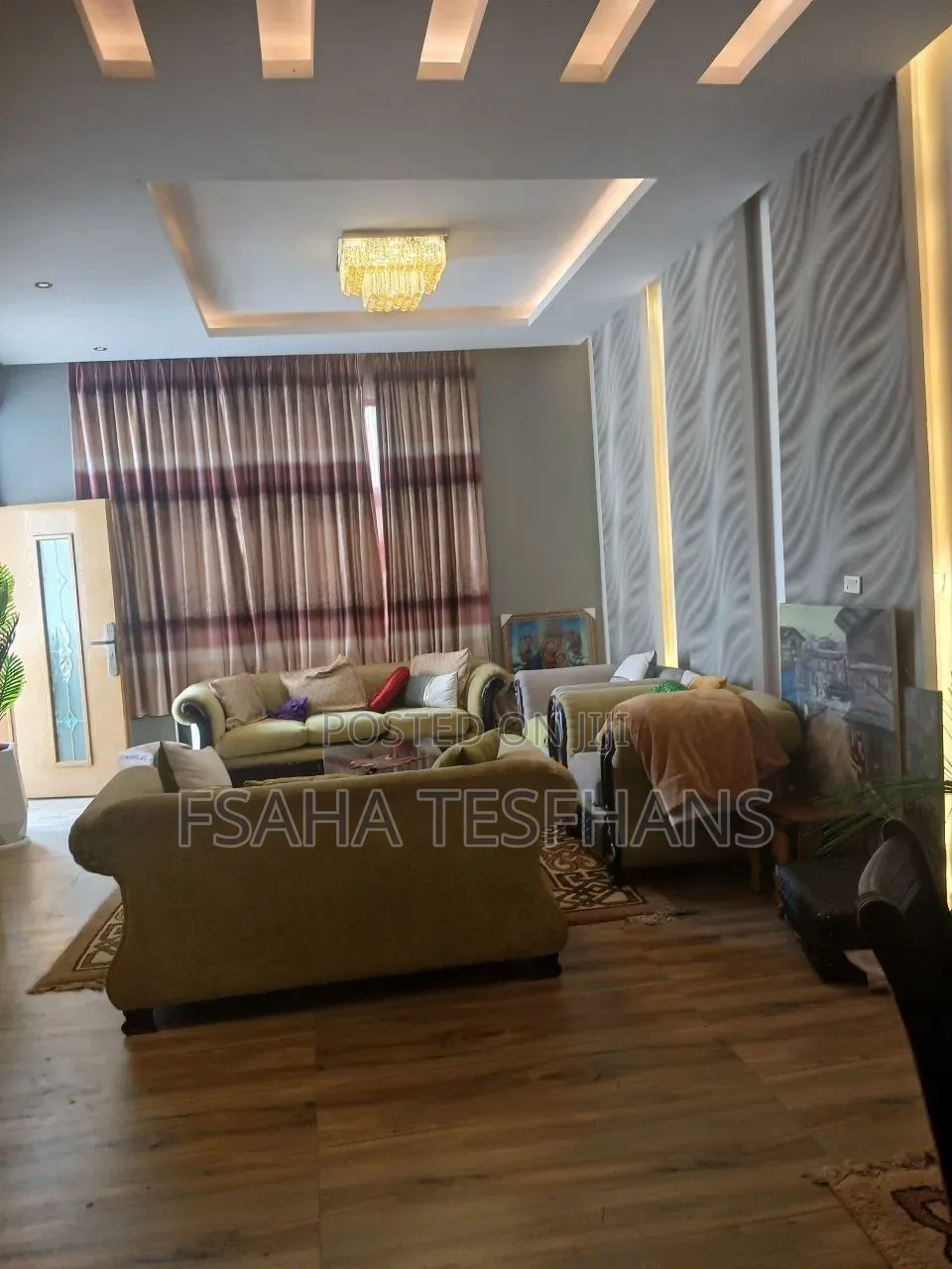 Furnished 4bdrm House in G+1  Finished  House, Bole for rent