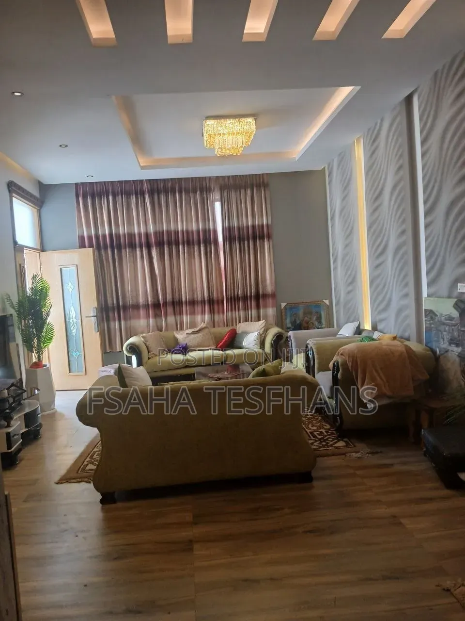 Furnished 4bdrm House in G+1  Finished  House, Bole for rent