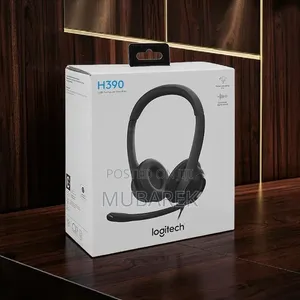 Logitech H390, Simple USB Wired Headset for Computers