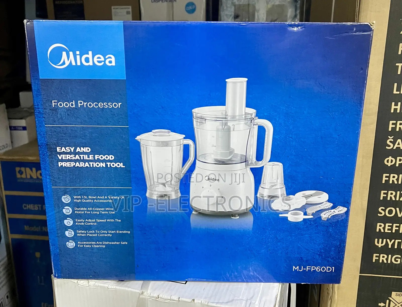 Midea Food Processor – 800W Kitchen Processor With 1.5L Bowl Blender