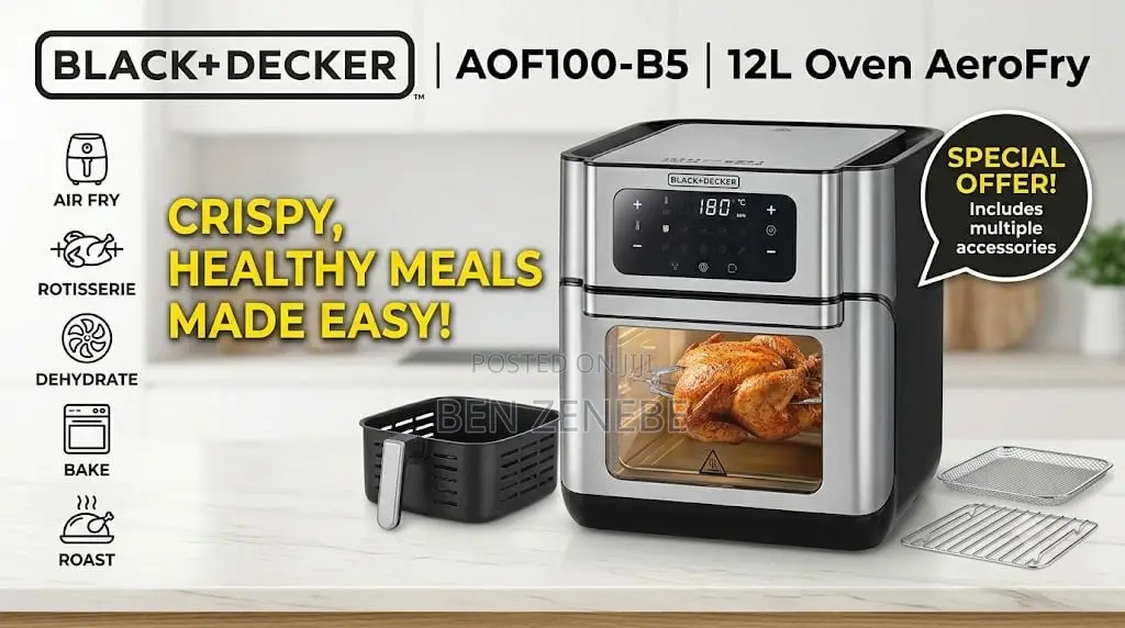 Black + Decker 12L Airfryer