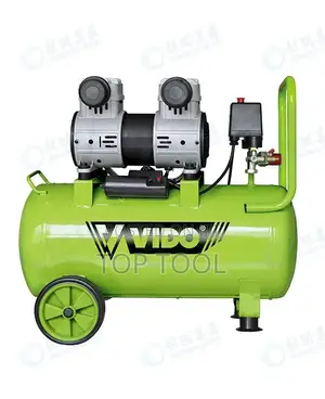 ,Vido 50 ሊትር ጸጥተኛ (Silent) ዘይት የማይጠቀም (Oil-Free) የአየር ኮምፕሬሰር