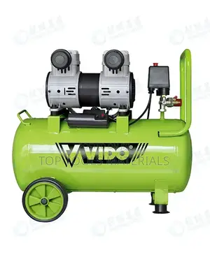 ,Vido 50 ሊትር ጸጥተኛ (Silent) ዘይት የማይጠቀም (Oil-Free) የአየር ኮምፕሬሰር