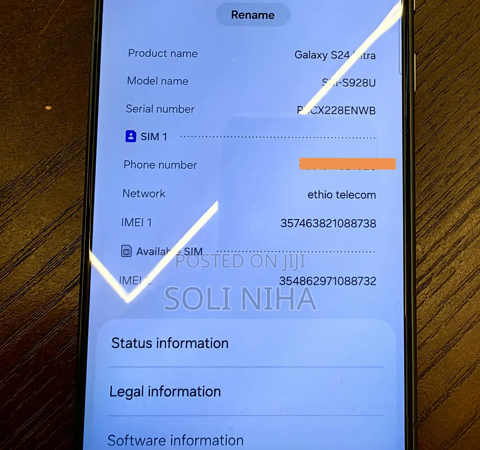 Samsung Galaxy S24 Ultra 256 GB Black