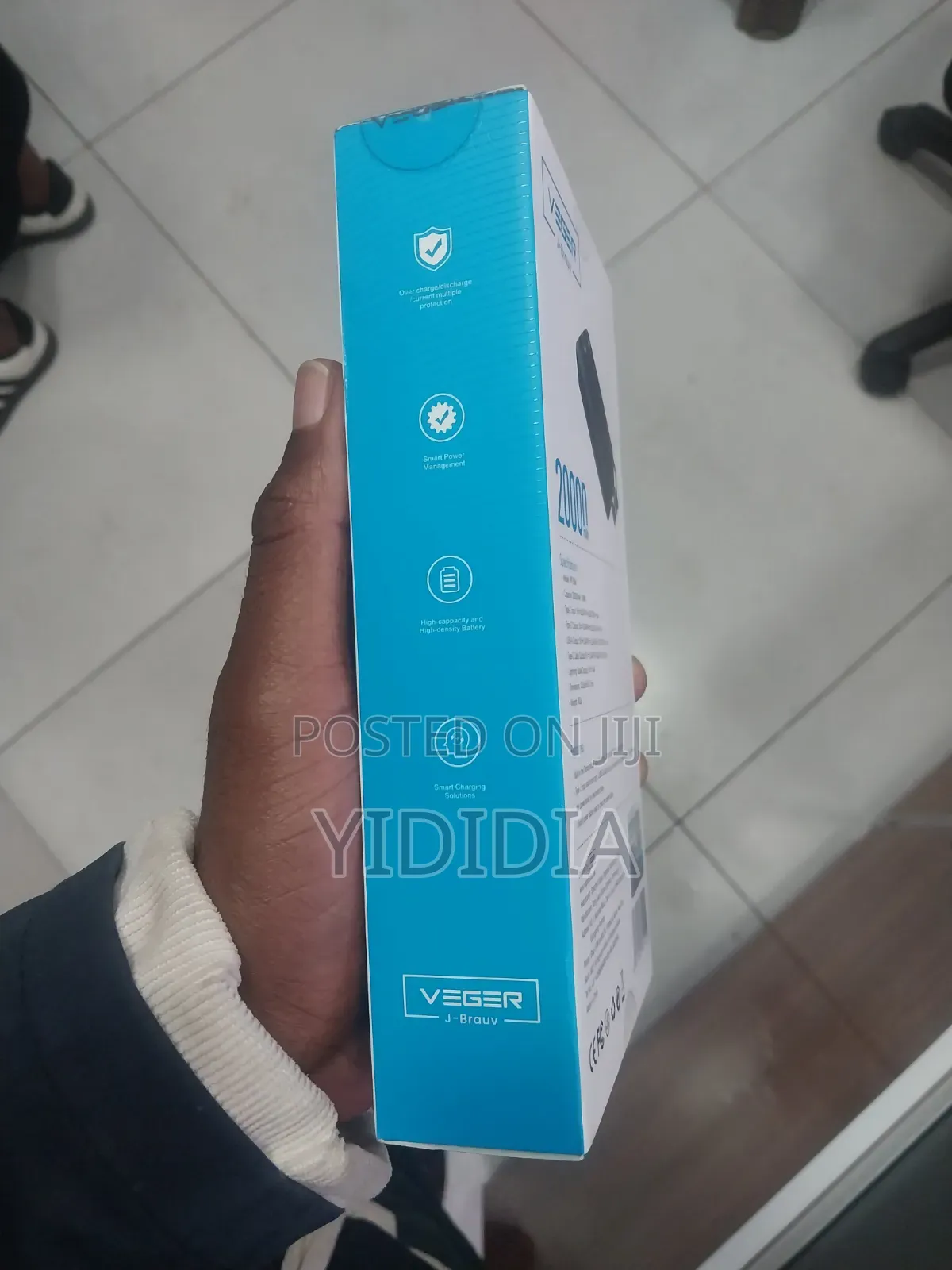 VEGER J-Brauv 20,000mAh Fast Charging Power Bank (VP-2066)