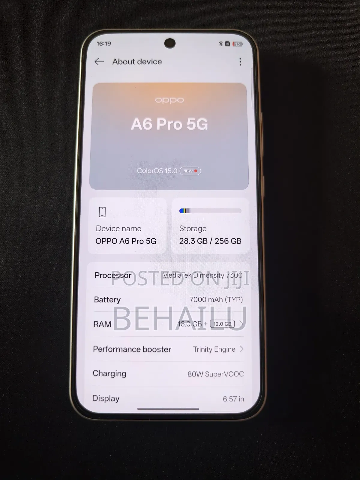 New Oppo A6 Pro 5G 256 GB White