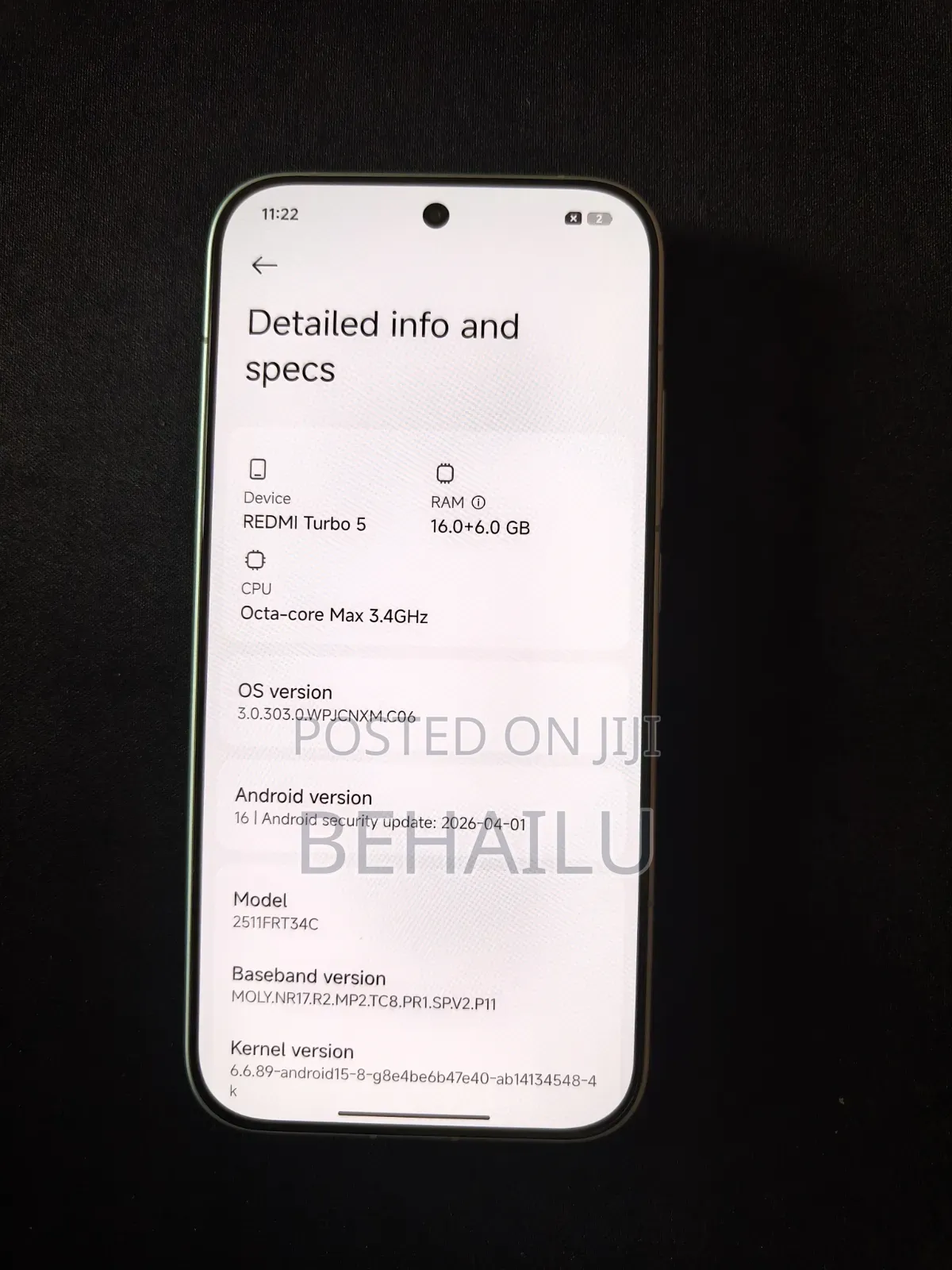 New Xiaomi Redmi Turbo 5 Max 512 GB White