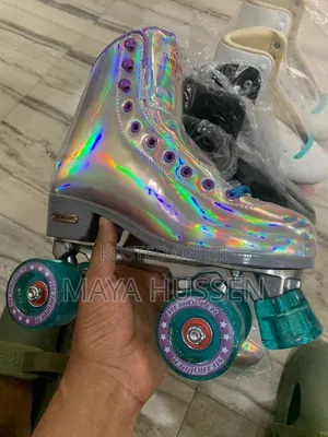 Metroller Holographic Quad Roller Skates
