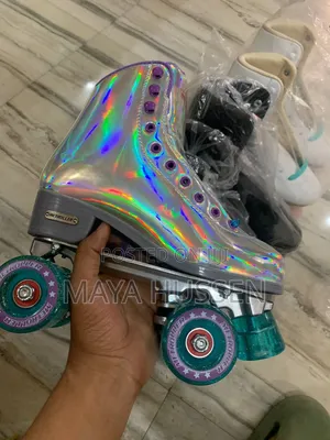 Metroller Holographic Quad Roller Skates