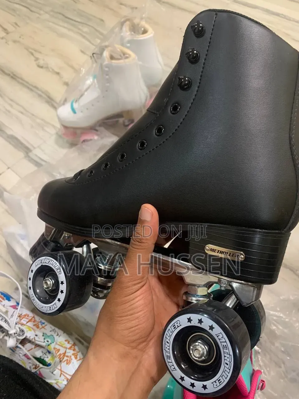 Metroller Classic Black Quad Roller Skates