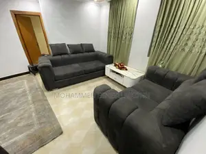 Blue Black Sofa