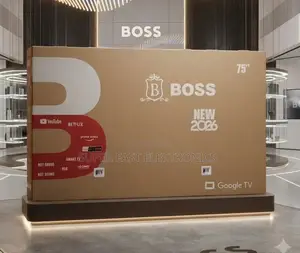 BOSS 75 Inch TV UHD Google Smart TV (2026 Model)