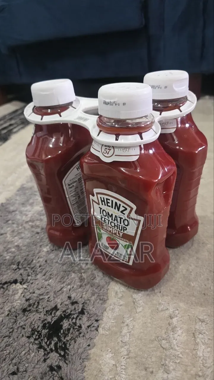 Heinz Simply Tomato Ketchup (3 × 44 Oz / 1.25 Kg Bottles)