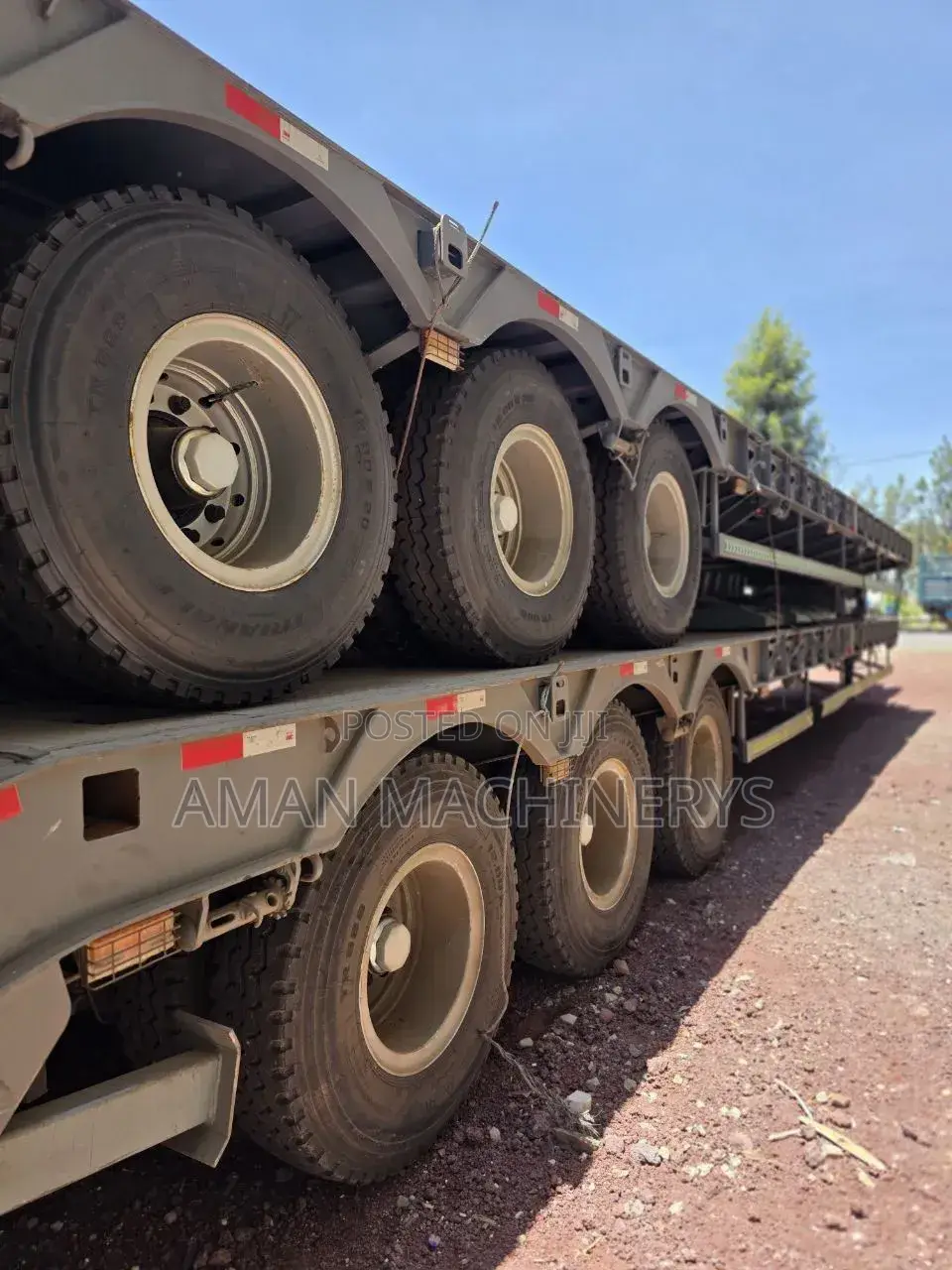 አዲስ Lowbed Trailer ለሽያጭ – 80Ton Capacity