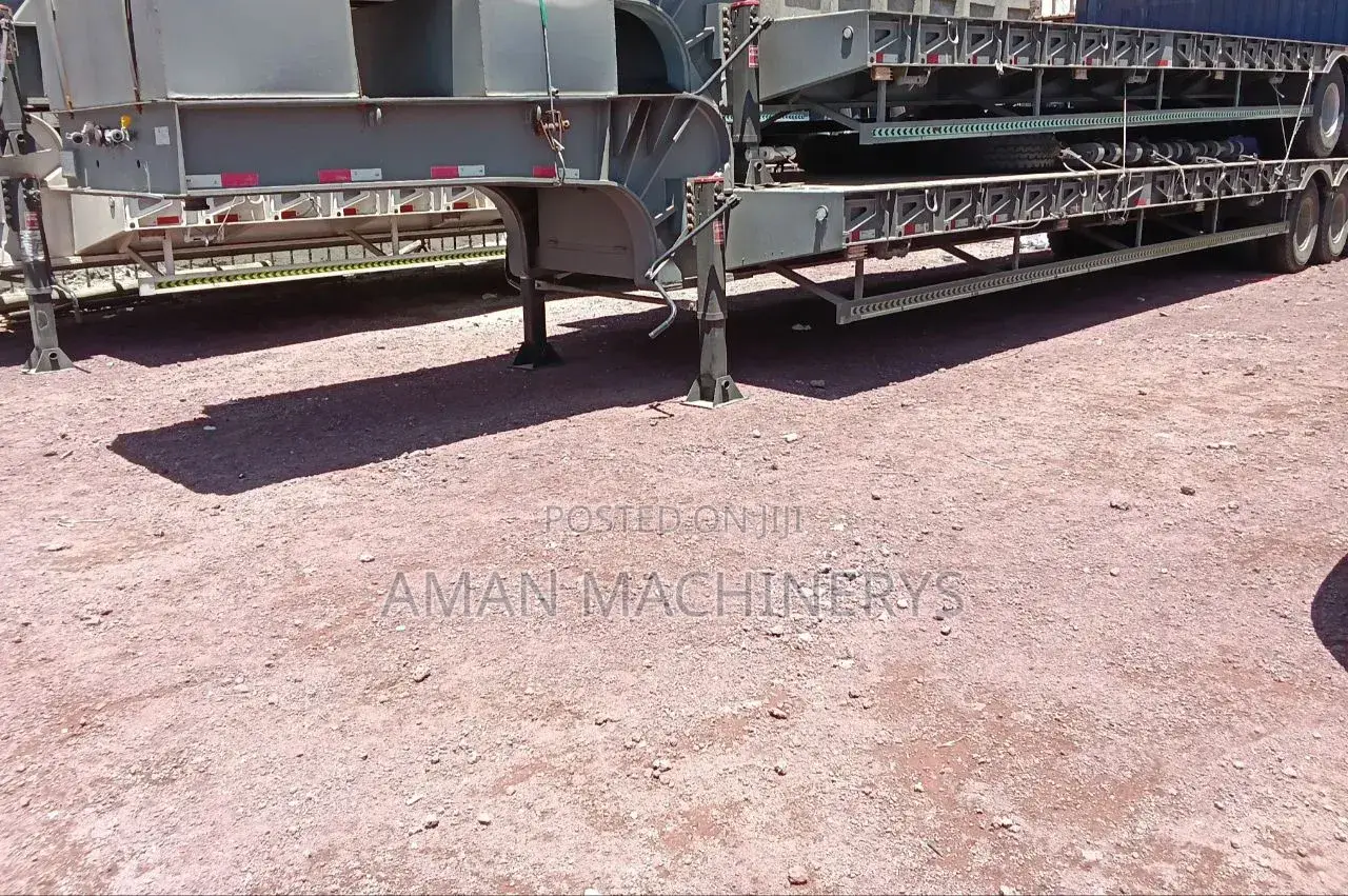 አዲስ Lowbed Trailer ለሽያጭ – 80Ton Capacity