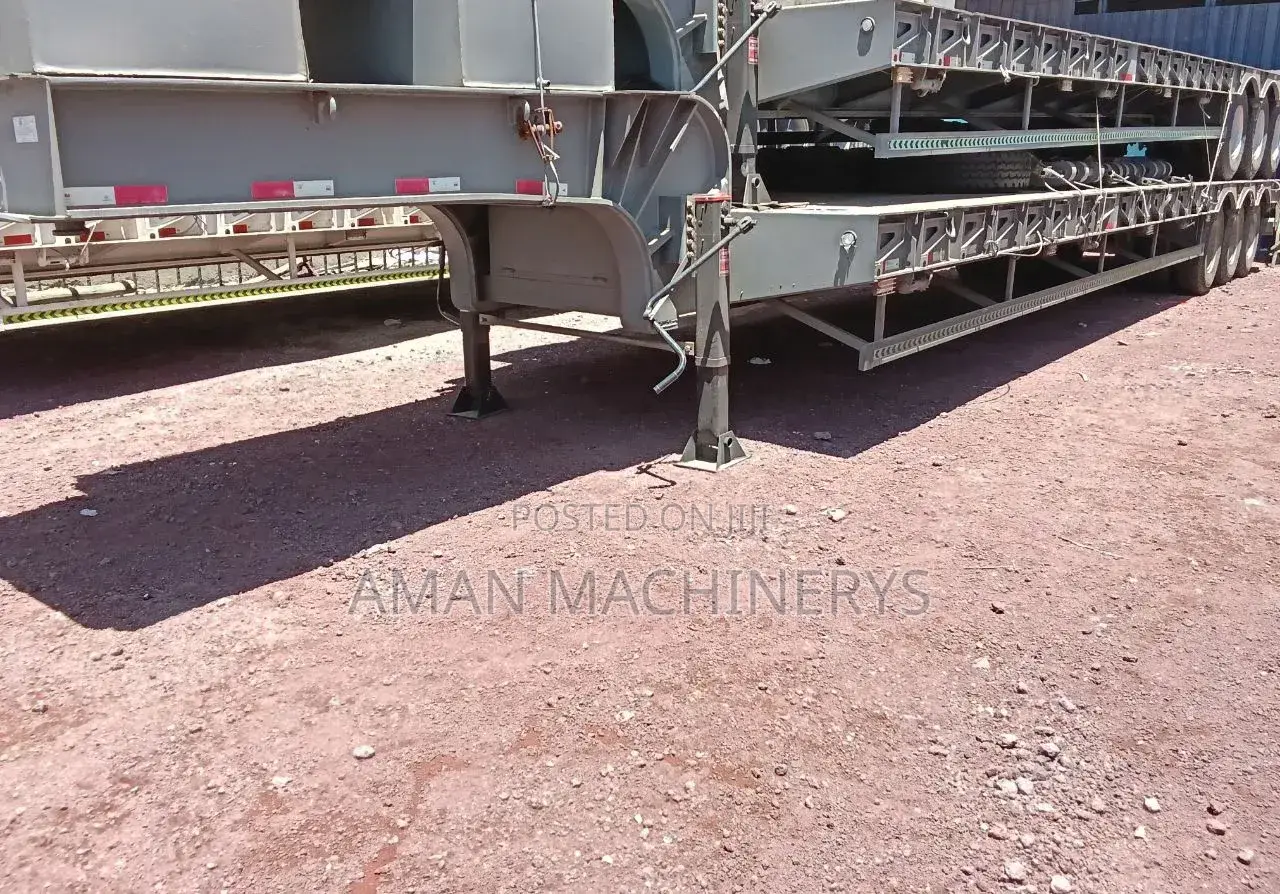አዲስ Lowbed Trailer ለሽያጭ – 80Ton Capacity