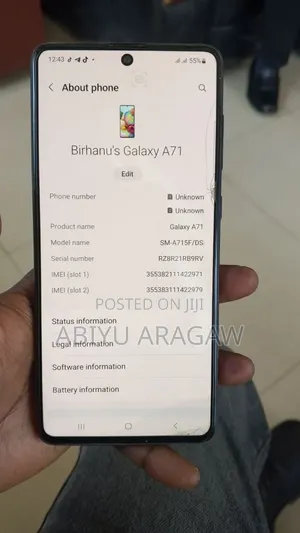 Samsung Galaxy A71 5G 128 GB Silver