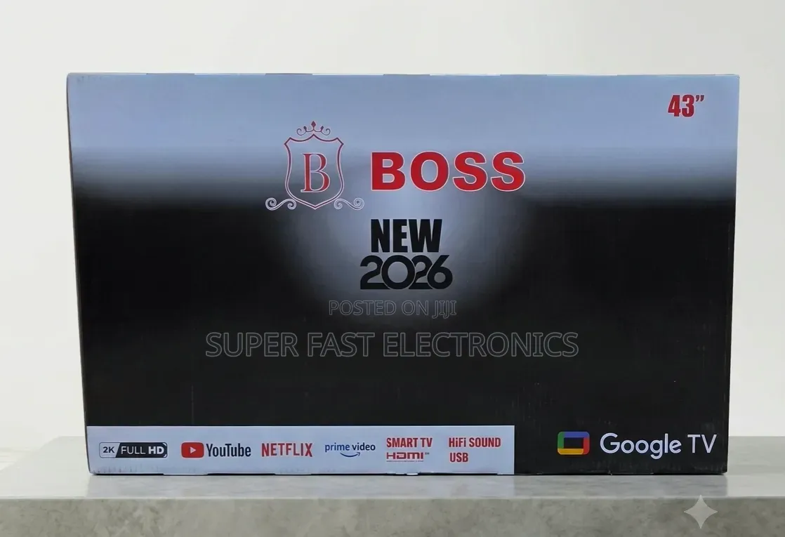 BOSS 43 Inch TV Smart Google TV (2026 Model) – Full HD LED TV