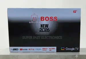 BOSS 43 Inch TV Smart Google TV (2026 Model) – Full HD LED TV