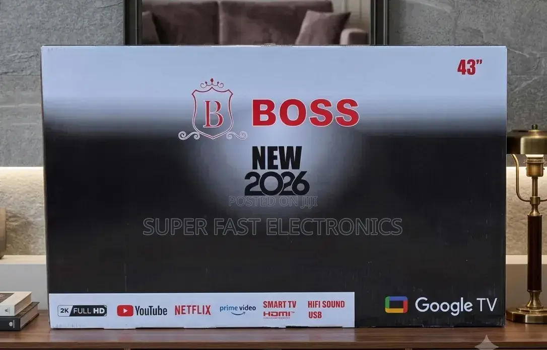 BOSS 43 Inch TV Smart Google TV (2026 Model) – Full HD LED TV