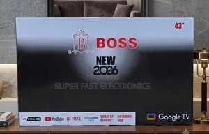 BOSS 43 Inch TV Smart Google TV (2026 Model) – Full HD LED TV