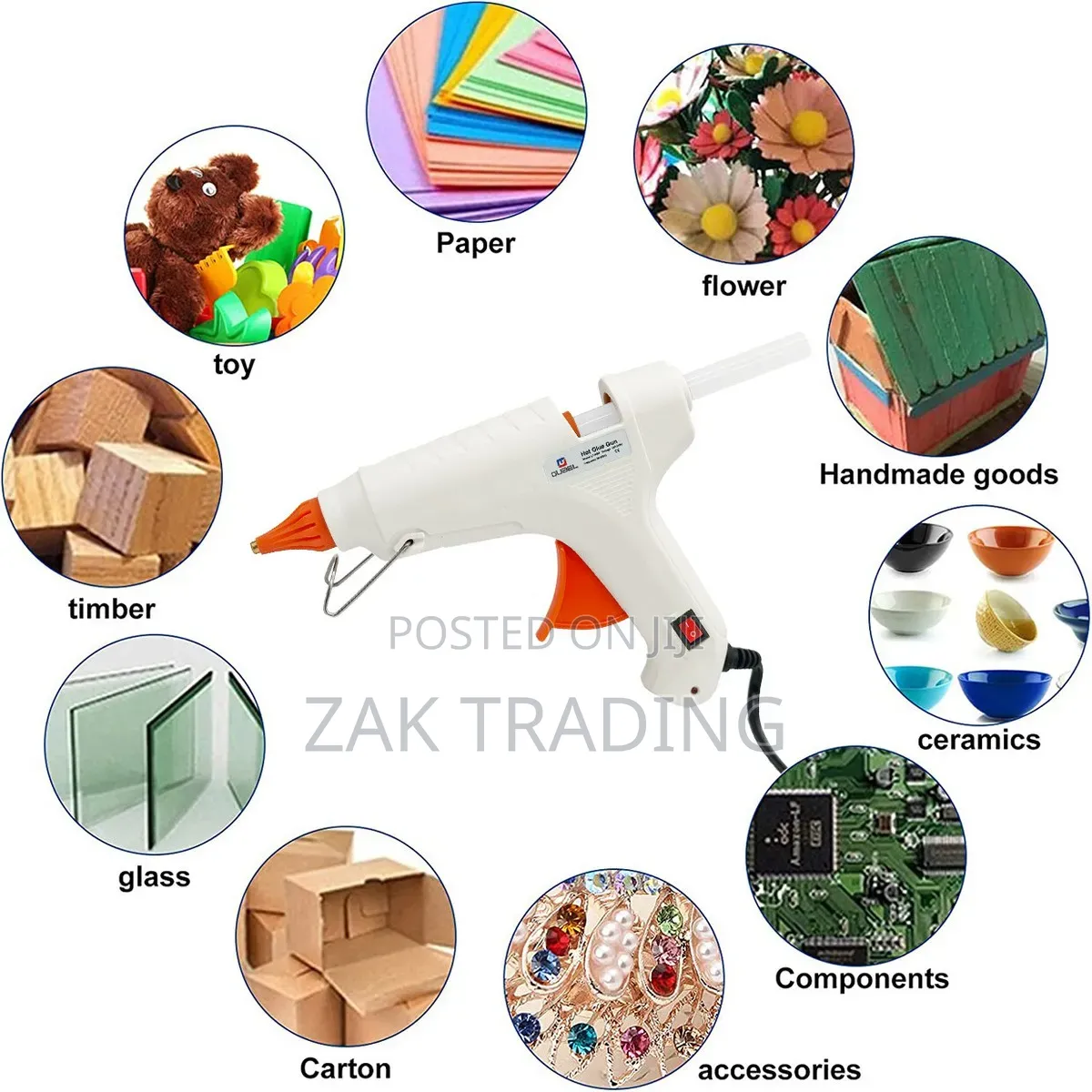 Glue Gun ማጣበቂያ