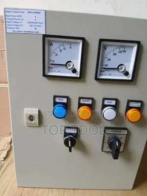 ,CNC YC-72 Direct Online Motor Control Panel Designed for Indoor Use.