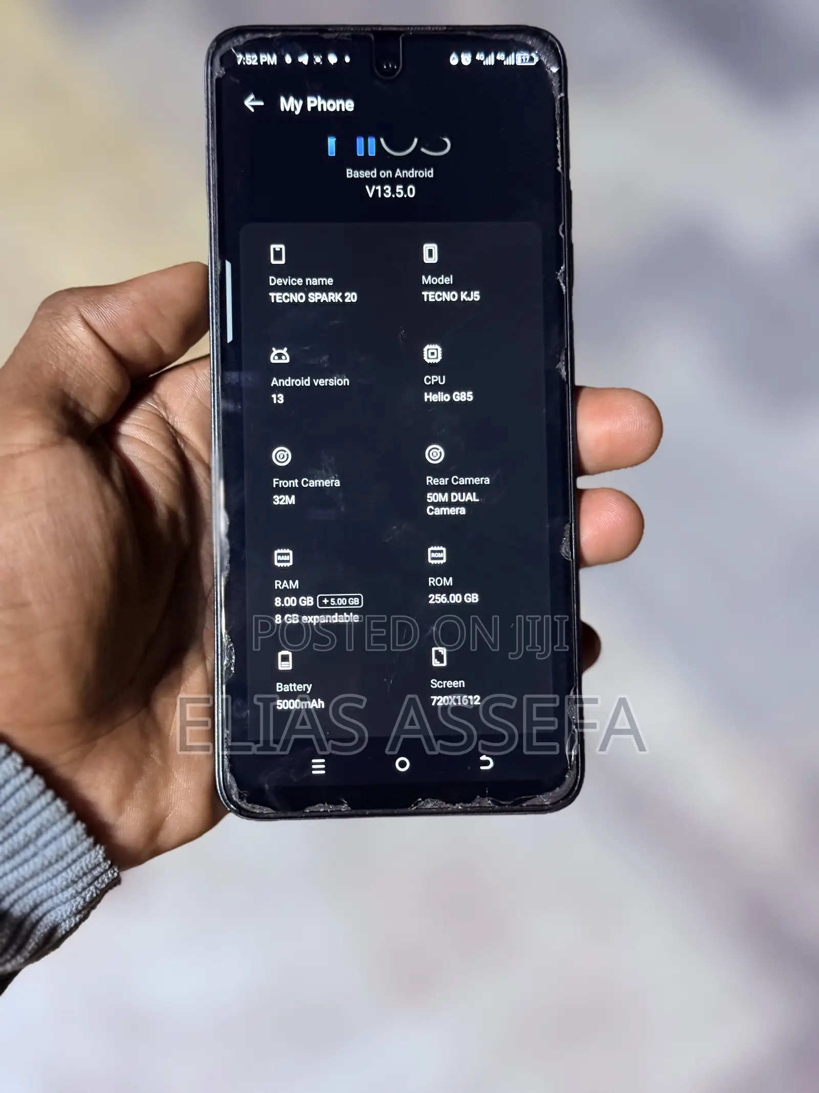 Tecno Spark 20 256 GB Blue