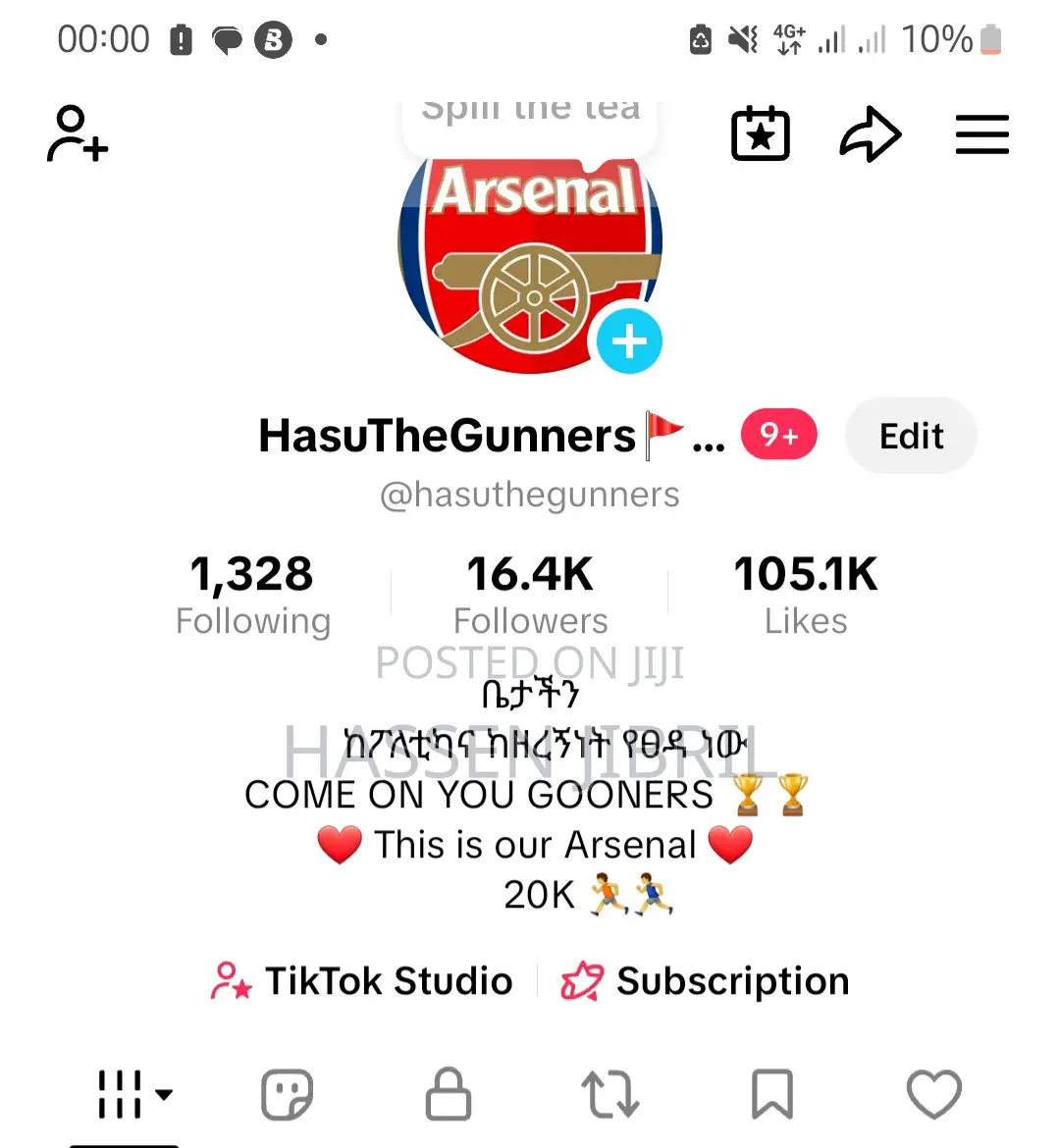 Viral የ Tiktok Account 16.4 K Followers