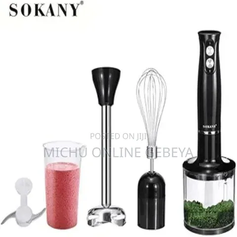 SOKANY 4 IN 1 HAND BLENDER/ Free Delivery