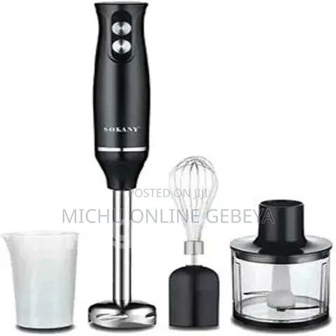 ጠፍቶ የነበረው Sokany 4 in 1 Hand Blender መጥቷል/Free Delivery