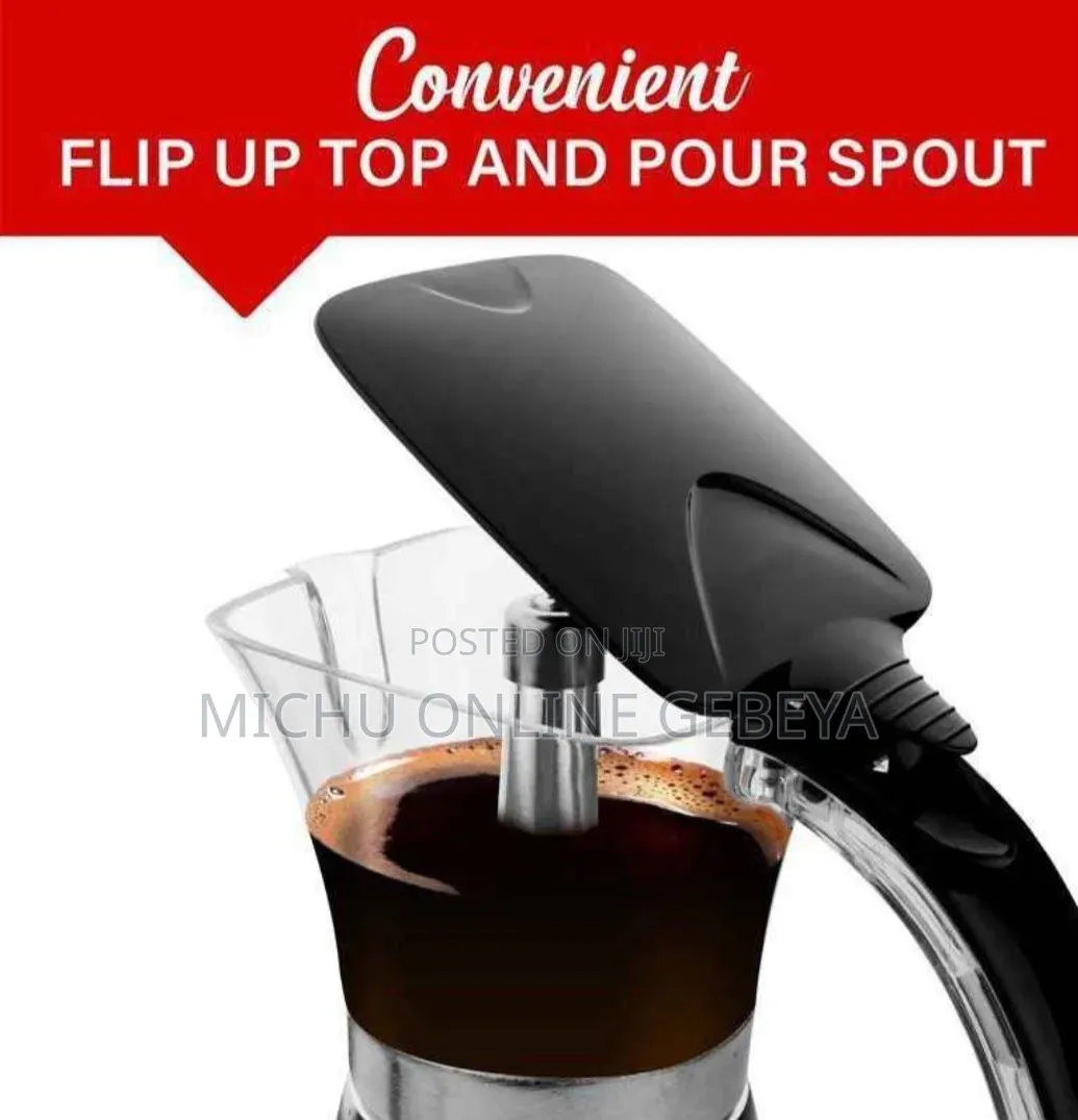 Quality ኤሌክትሪክ ቡና ማፍያ ማሽን Electric Coffee Maker Moka Pot/Free Delivery