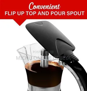 Quality ኤሌክትሪክ ቡና ማፍያ ማሽን Electric Coffee Maker Moka Pot/Free Delivery