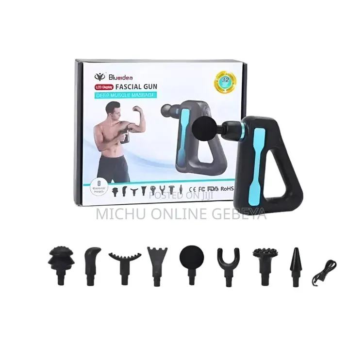 አልቋል ያልናችሁ Blueidea Deep Muscle Fascial Gun Massager ገብቷልFree Delivery