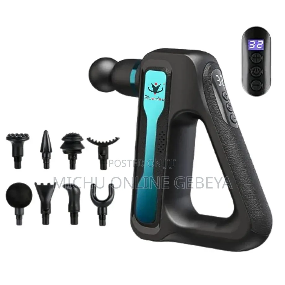 አልቋል ያልናችሁ Blueidea Deep Muscle Fascial Gun Massager ገብቷልFree Delivery