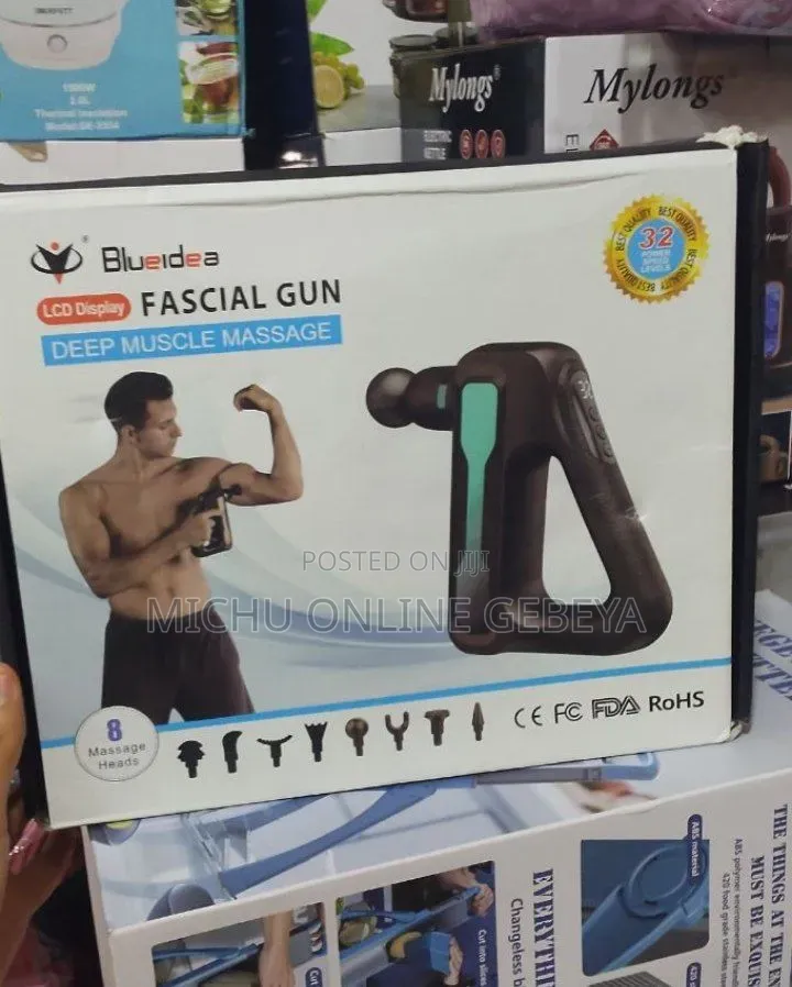 አልቋል ያልናችሁ Blueidea Deep Muscle Fascial Gun Massager ገብቷልFree Delivery