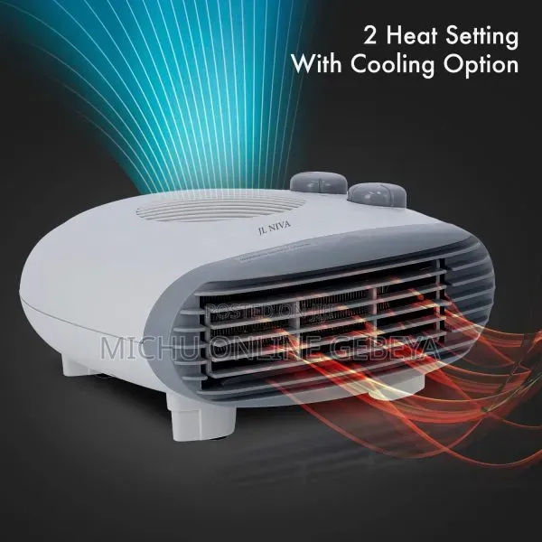 በሂተር ምርቱ በአለም አቀፍ የሚታወቀው JL NIVA Fan Heater/ Free Delivery
