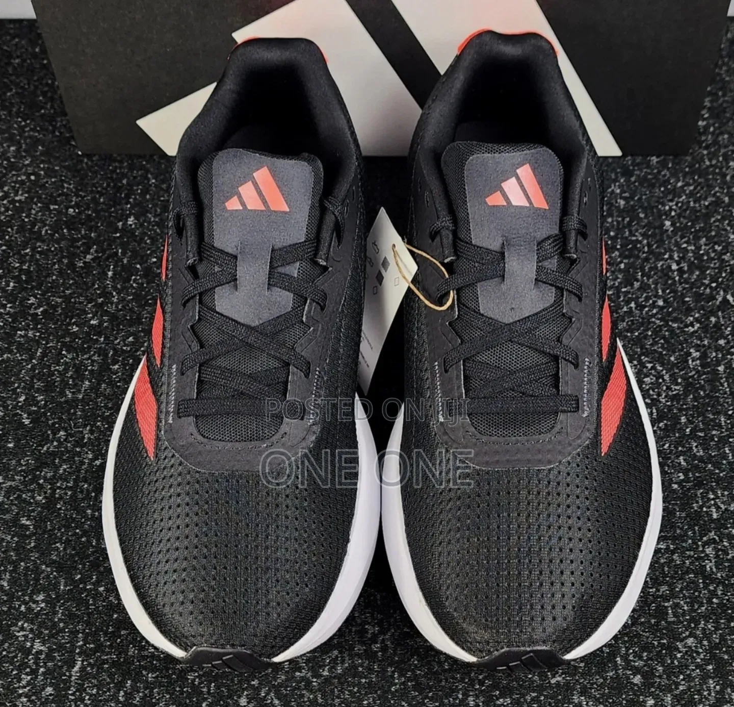 Adidas DURAMO SL SHOES Black/Solar Red