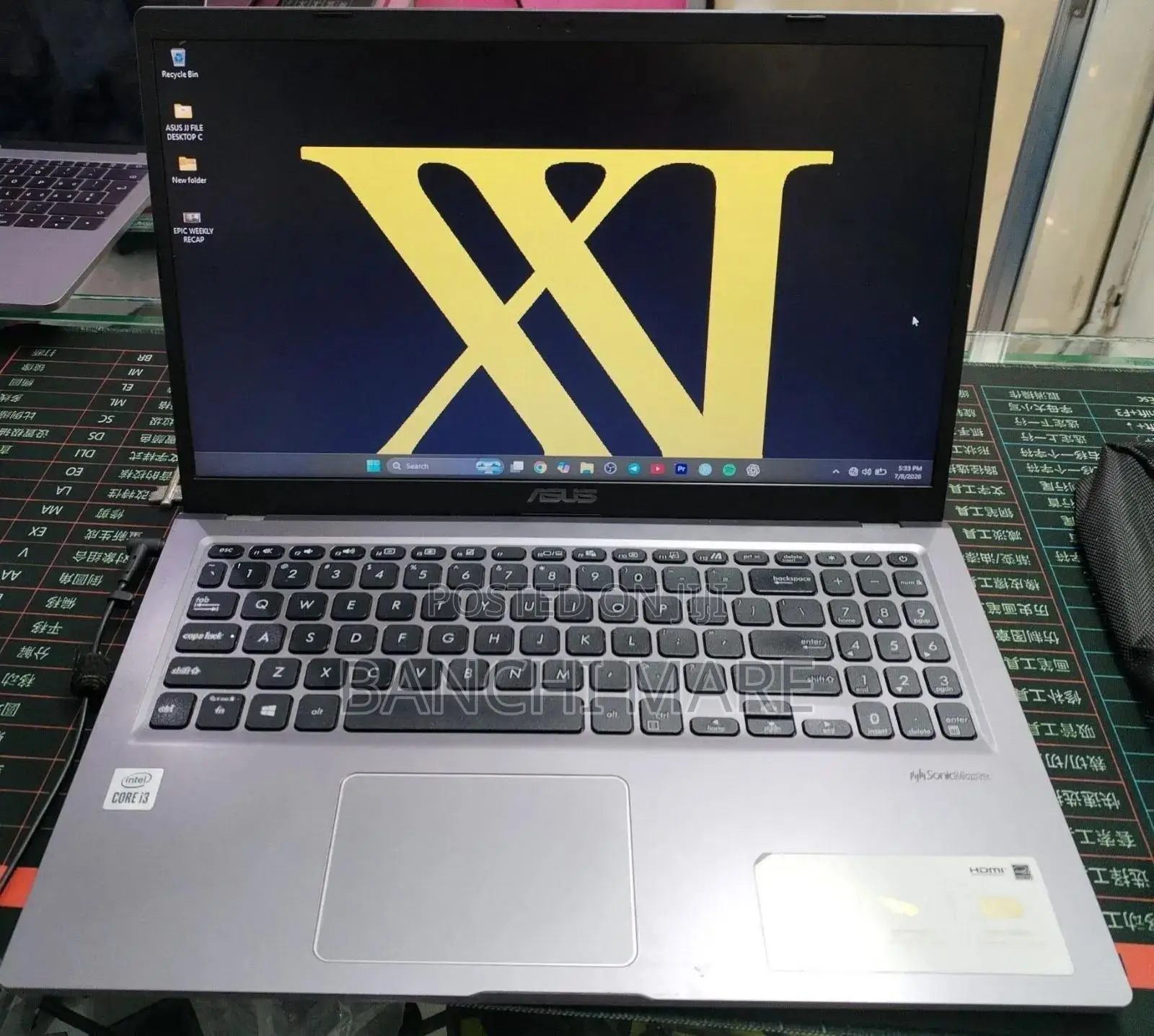 New Laptop Asus Vivobook 15 8GB Intel Core i3 SSD 256GB