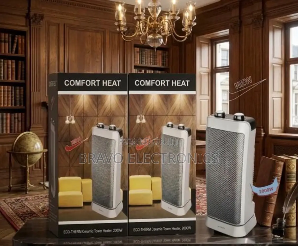  Winter Offer! JL NIVA 2000W Ceramic Tower Heater