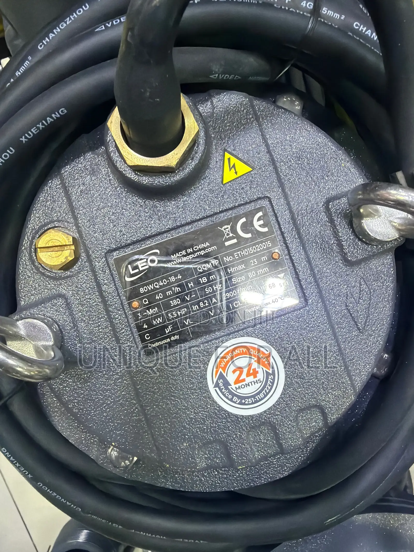 Leo Submersible Pump 5.5hp(4kw)