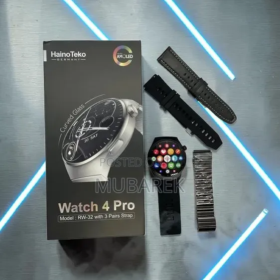 Upgrade Your Style: HainoTeko Watch 4 Pro With 3 Versatile Straps